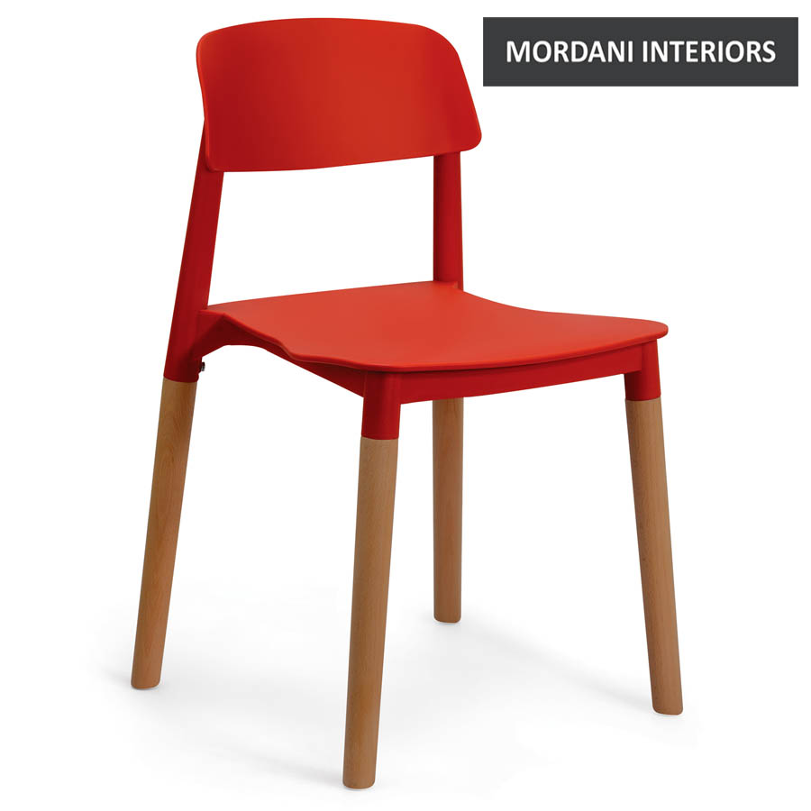 Torey Red Cafe Chair Mordani Interiors
